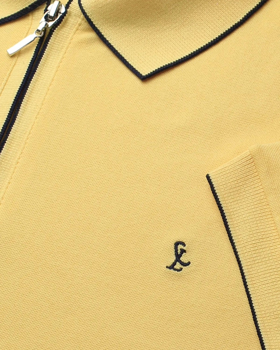 Polo Piquet Zipper