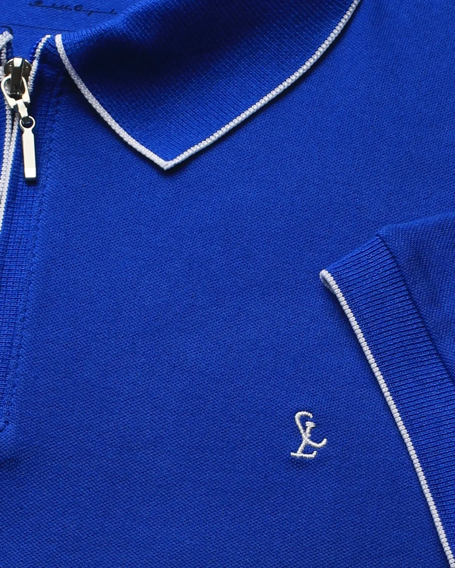 Polo Piquet Zipper