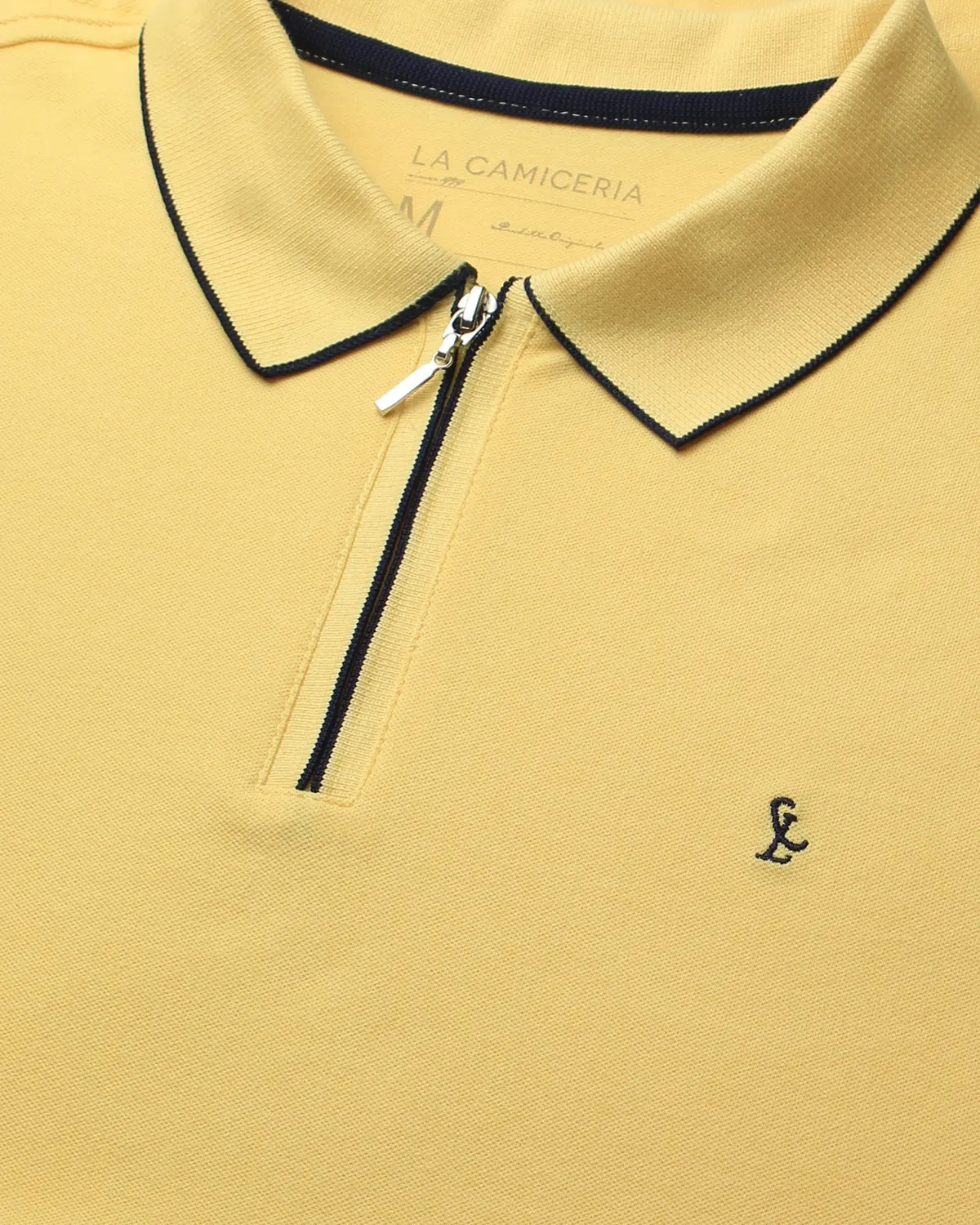 Polo Piquet Zipper