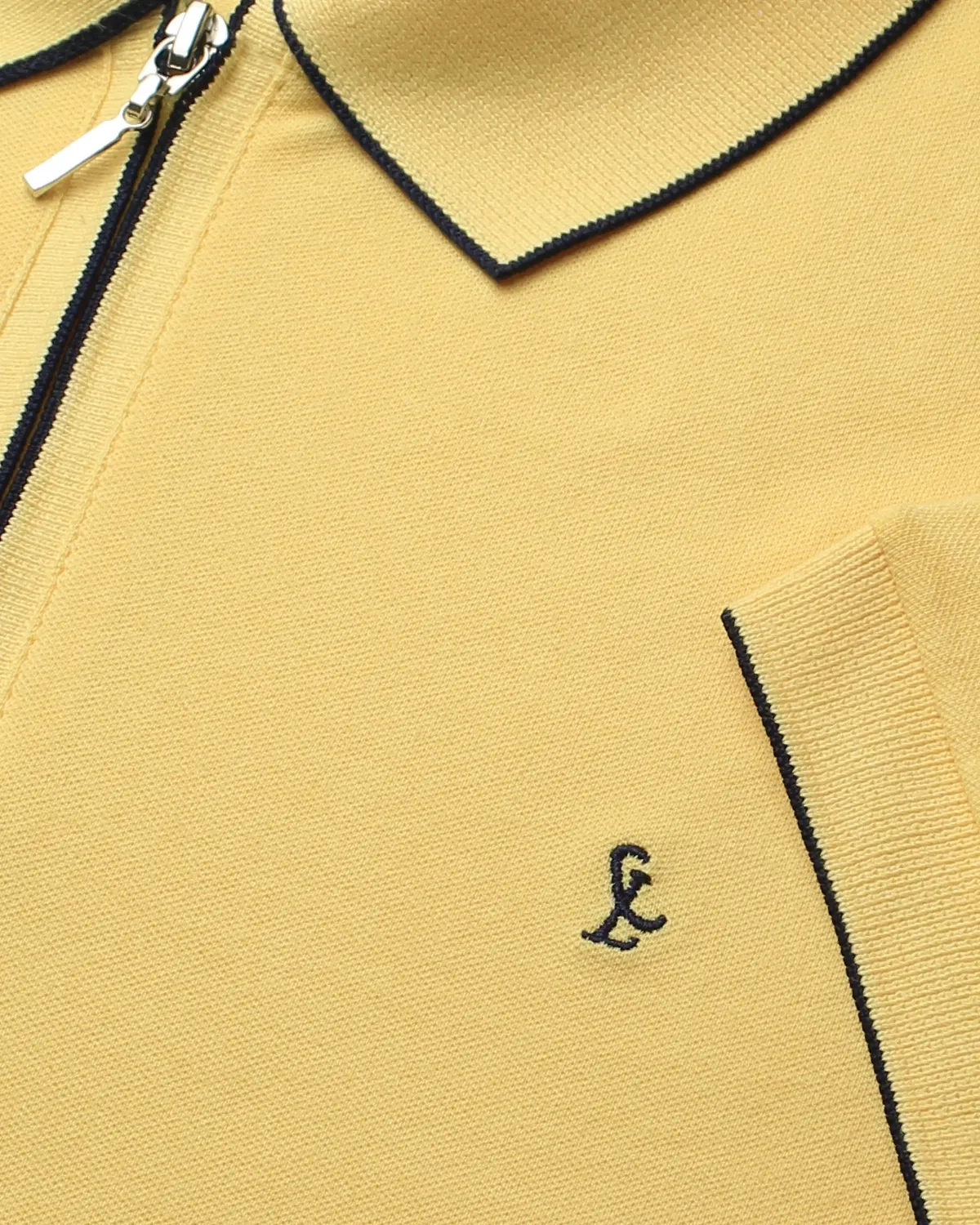 Polo Piquet Zipper