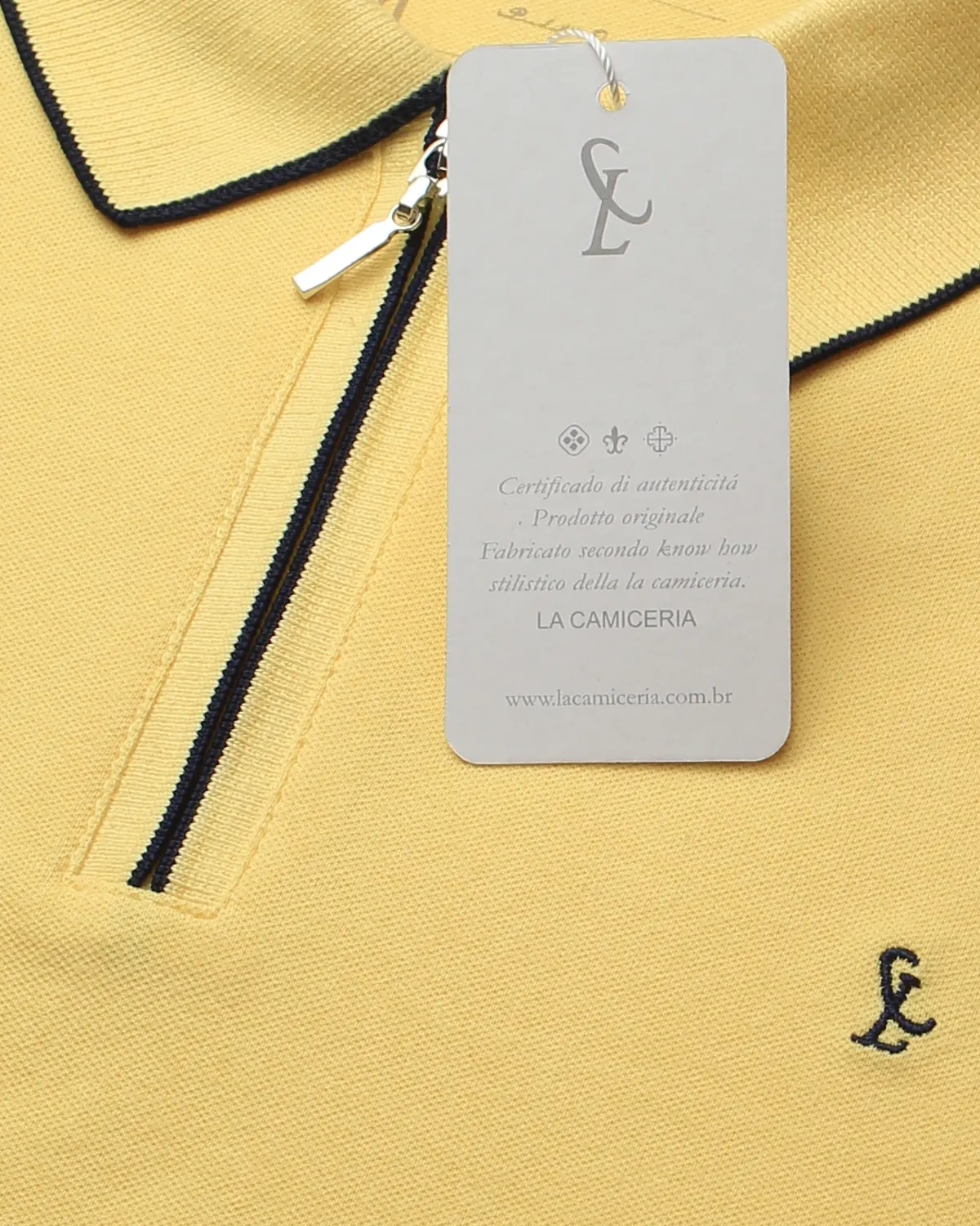 Polo Piquet Zipper