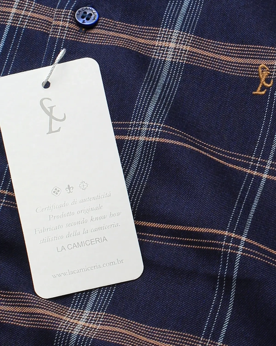 Camisa Manga Longa Xadrez
