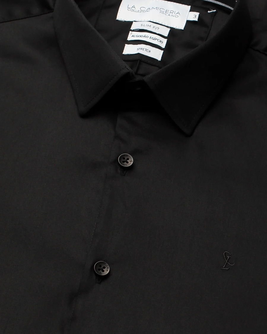 Camisa Manga Longa Lisa SlimFit