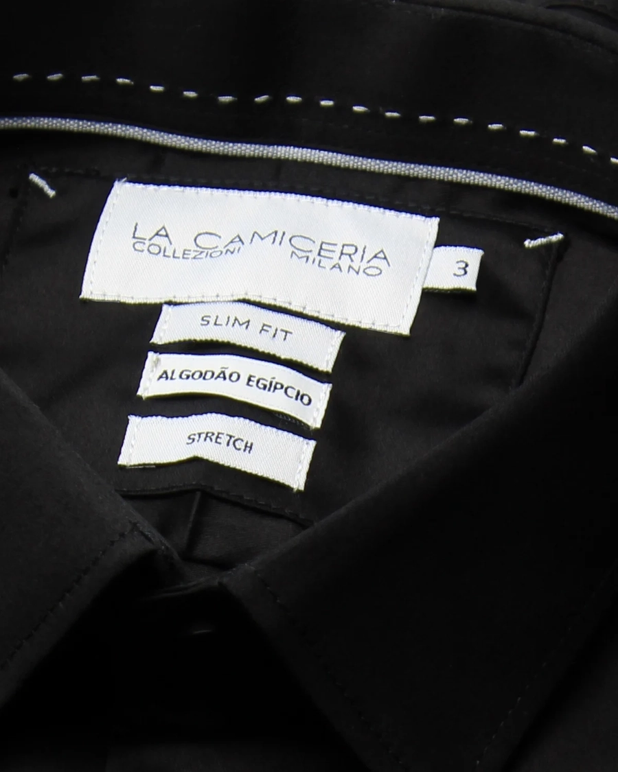 Camisa Manga Longa Lisa SlimFit