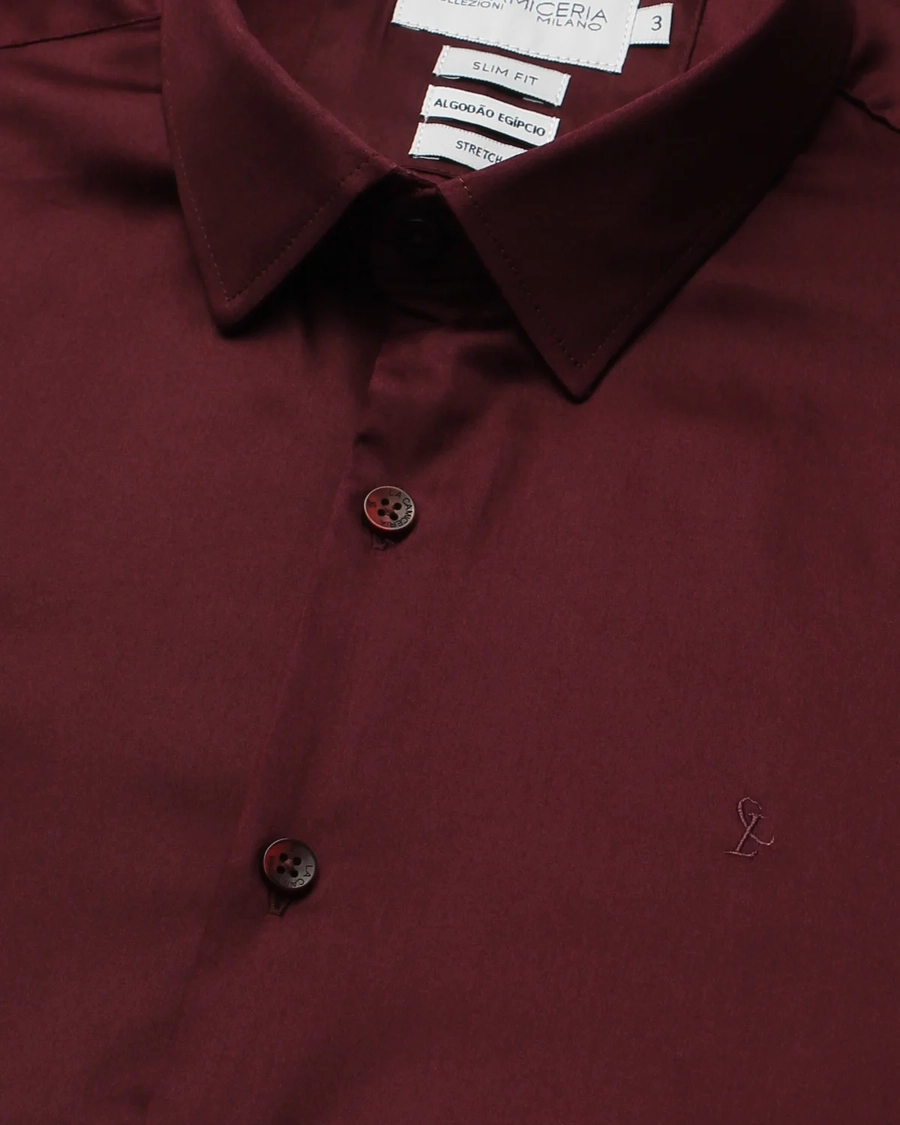 Camisa Manga Longa Lisa SlimFit