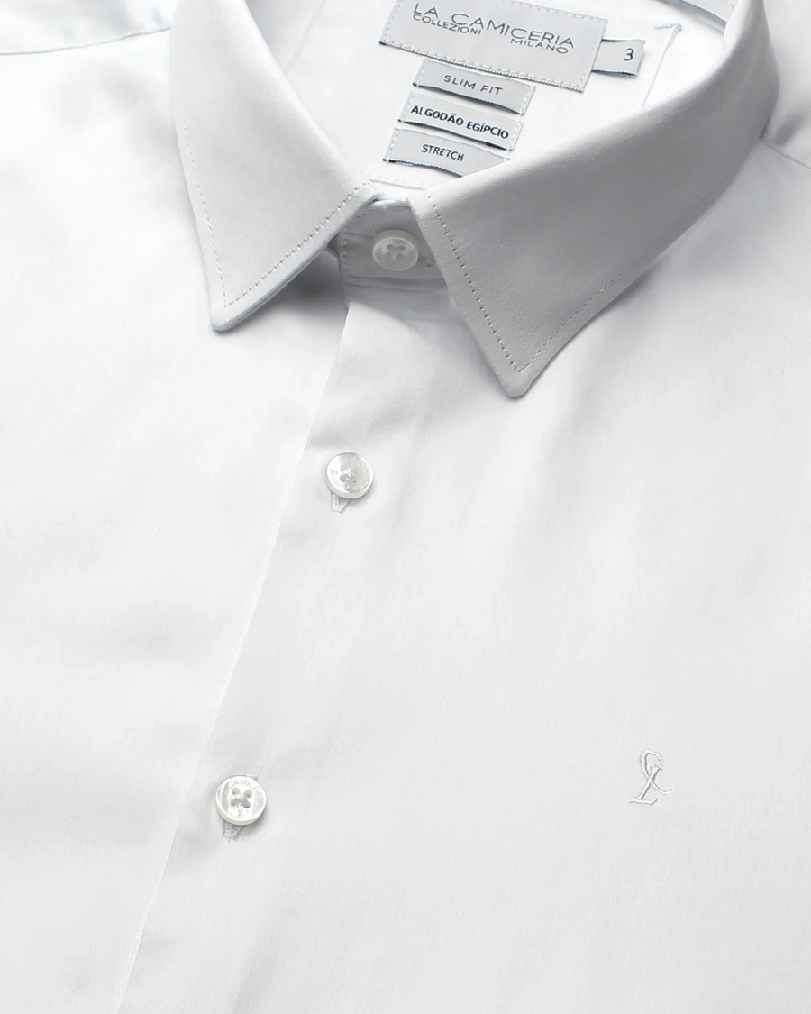 Camisa Manga Longa Lisa SlimFit
