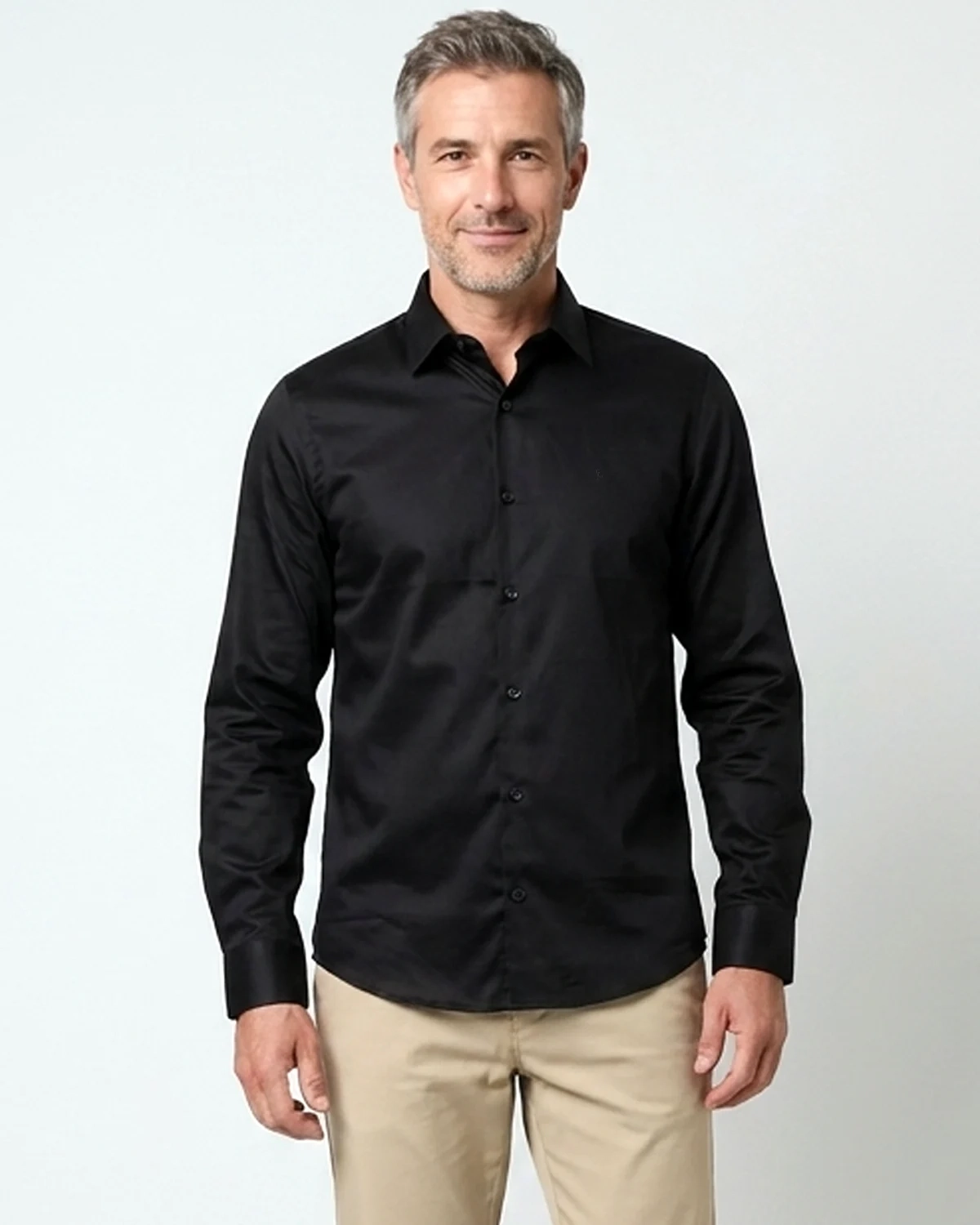 Camisa Manga Longa Lisa SlimFit