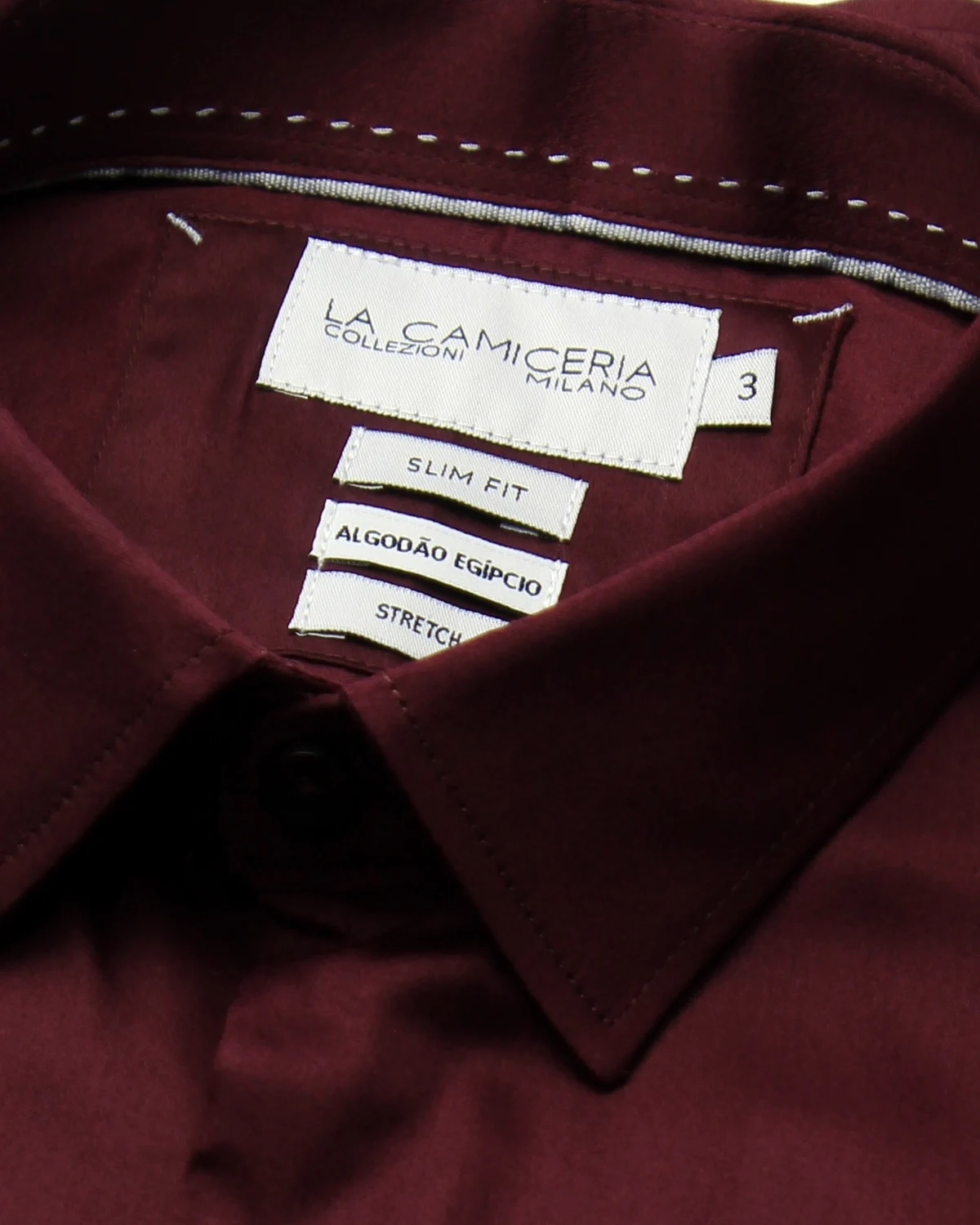 Camisa Manga Longa Lisa SlimFit