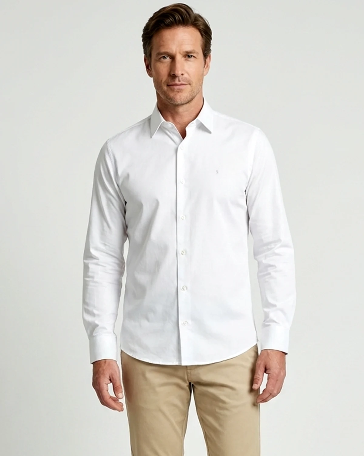 Camisa Manga Longa Lisa SlimFit