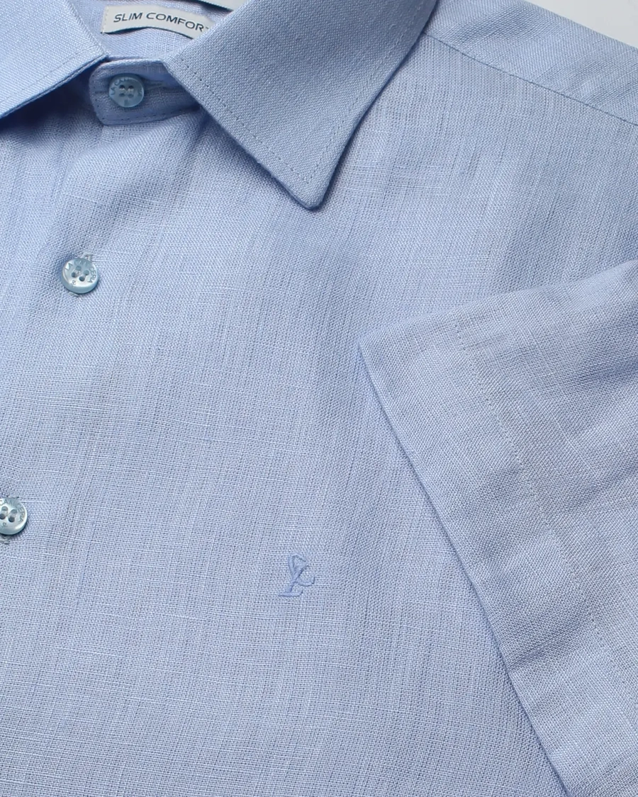 Camisa Manga Curta Lino