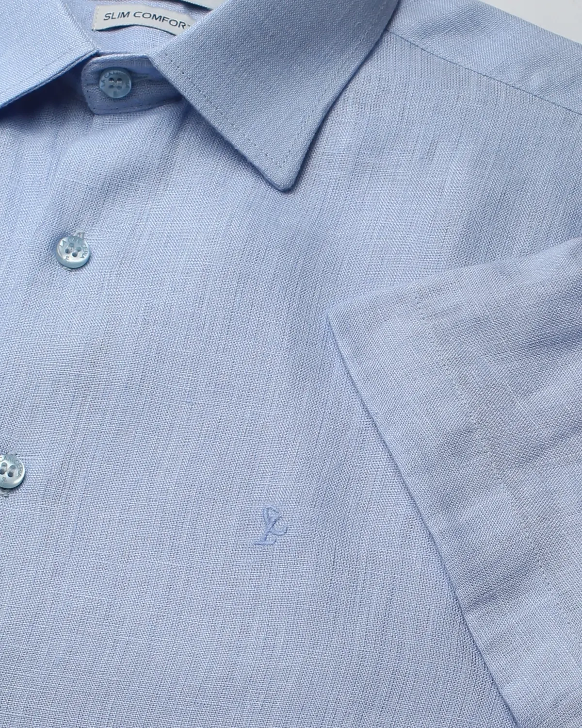 Camisa Manga Curta Lino