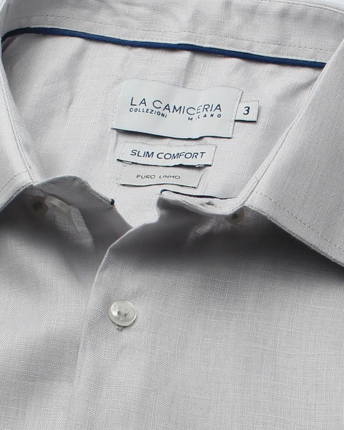 Camisa Manga Curta Lino