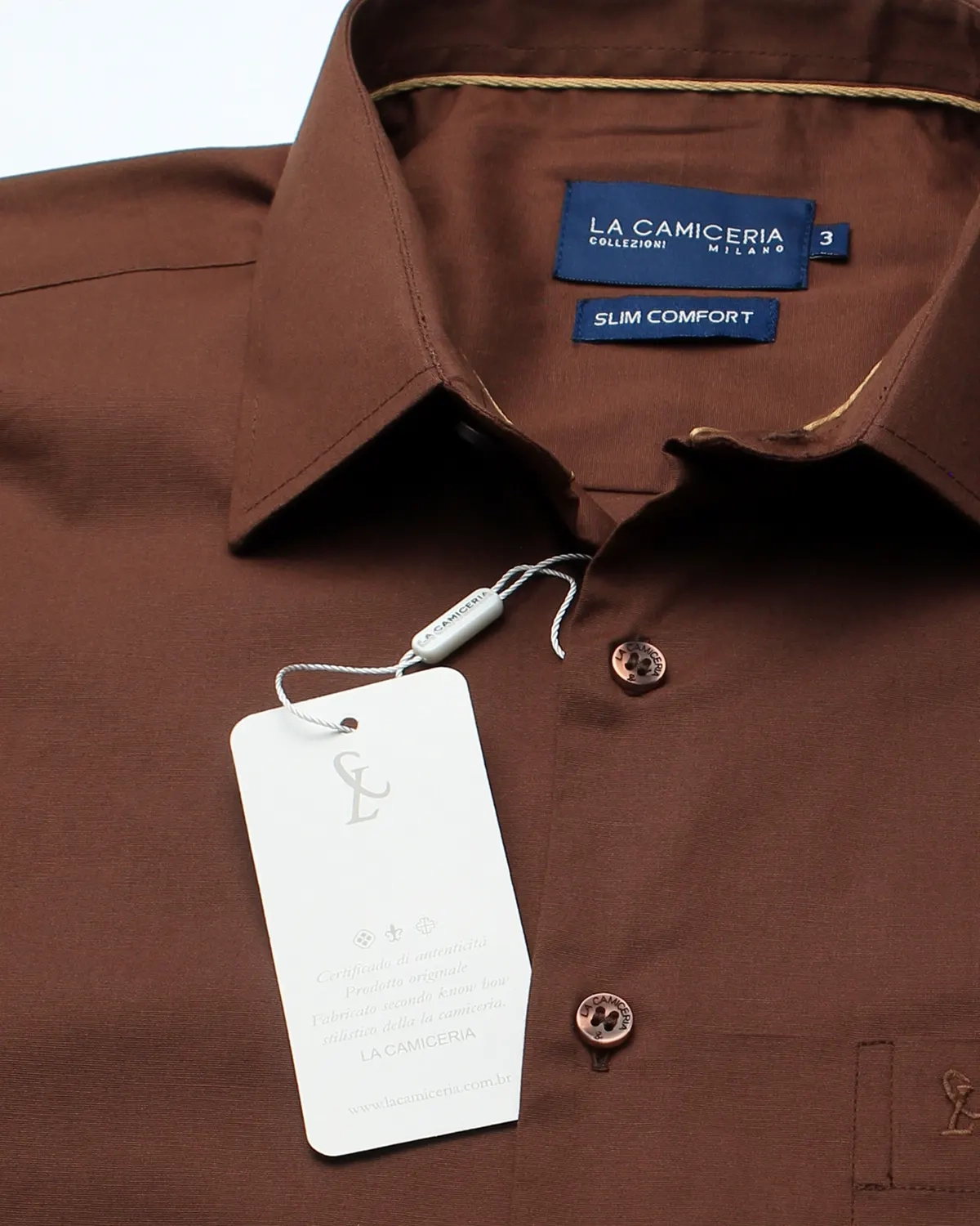 Camisa Manga Longa Lisa
