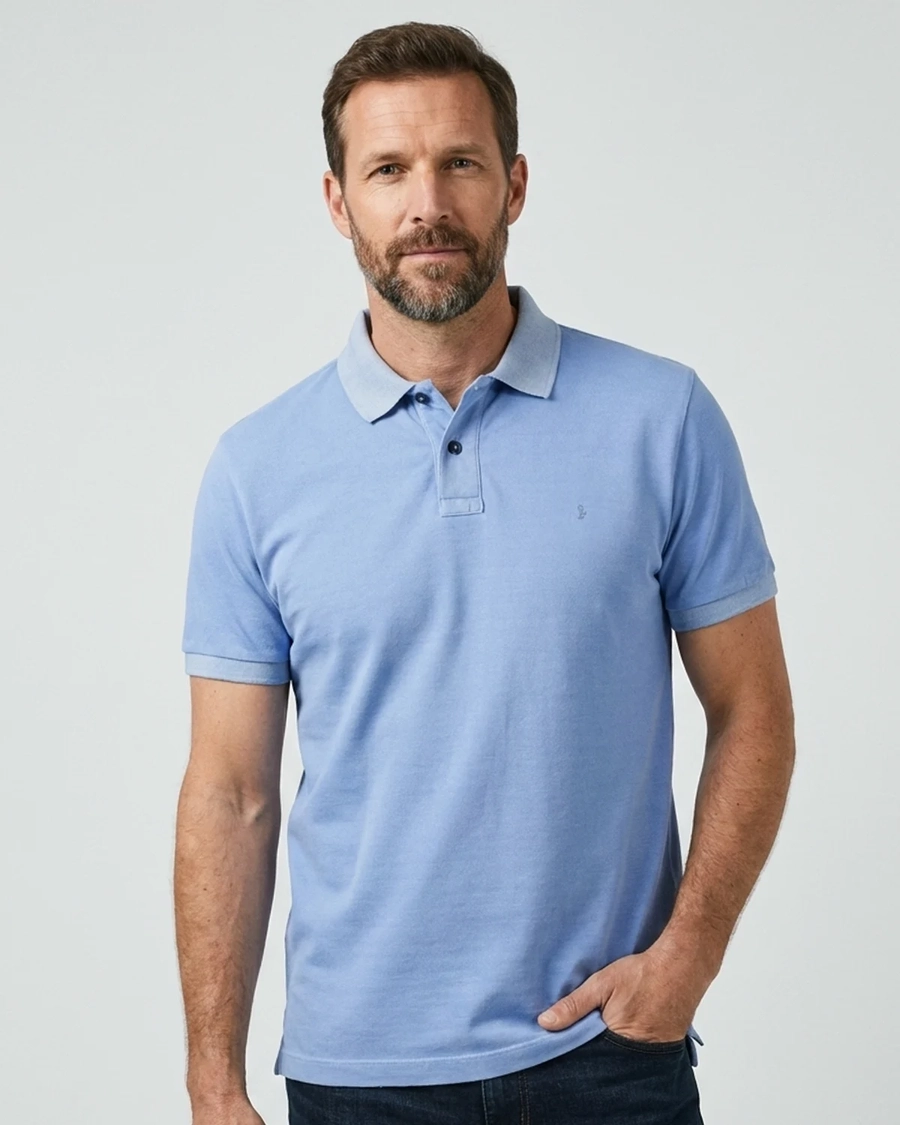Polo Estonada Azul Bebê