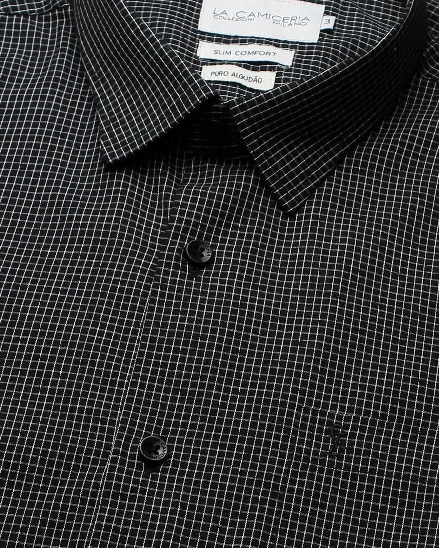 Camisa Manga Longa Vichy