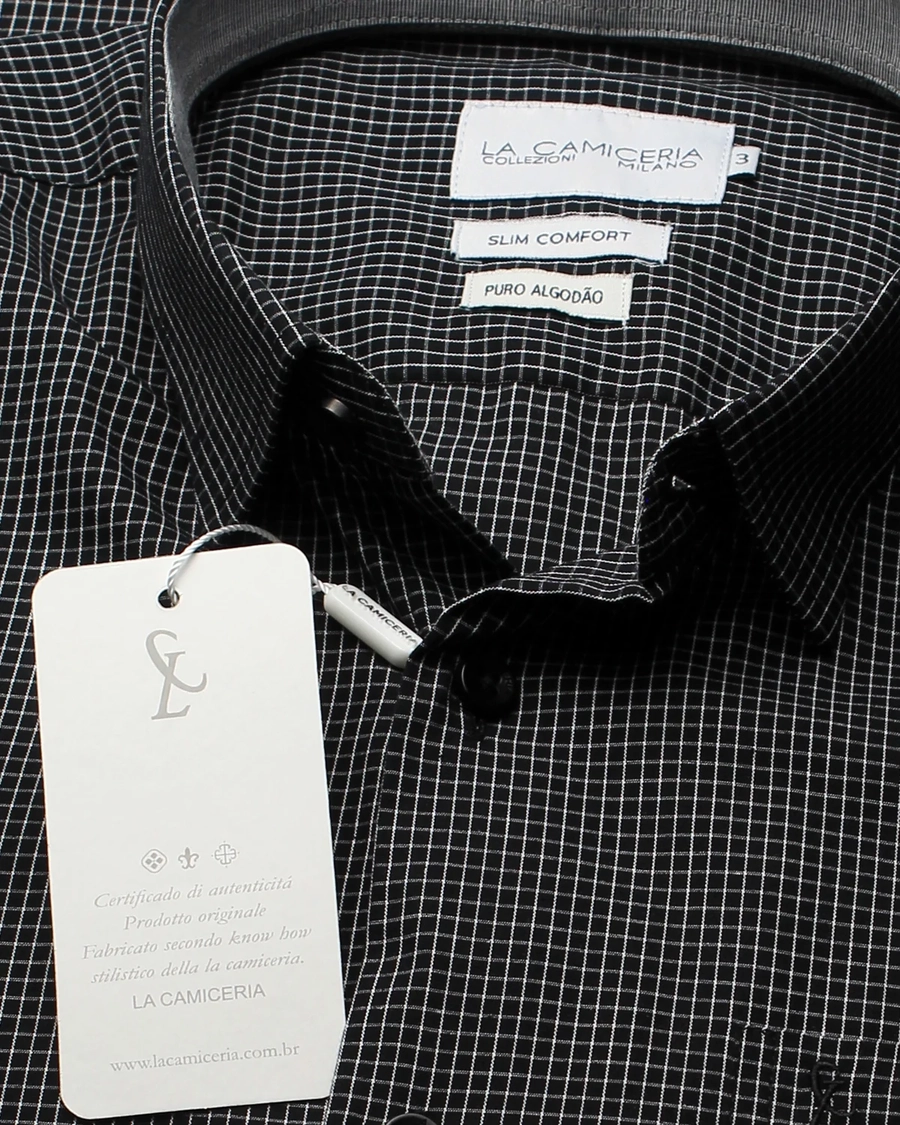 Camisa Manga Longa Vichy