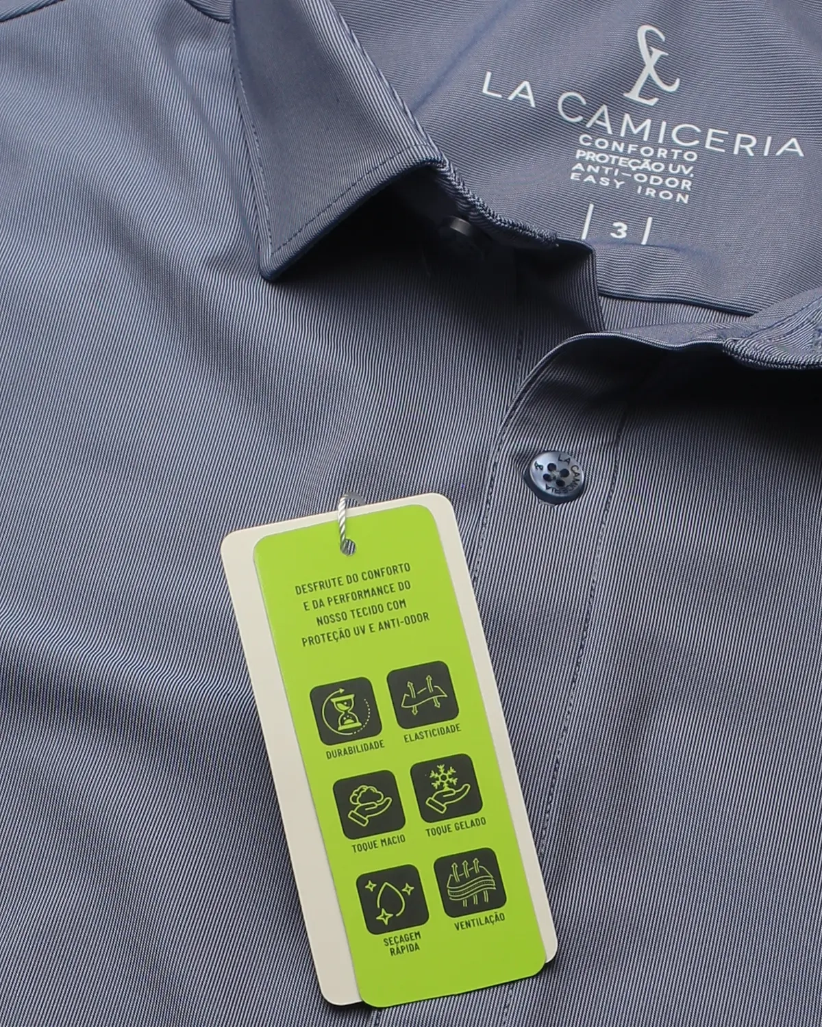 Camisa Manga Longa Tech Strice Slim Fit