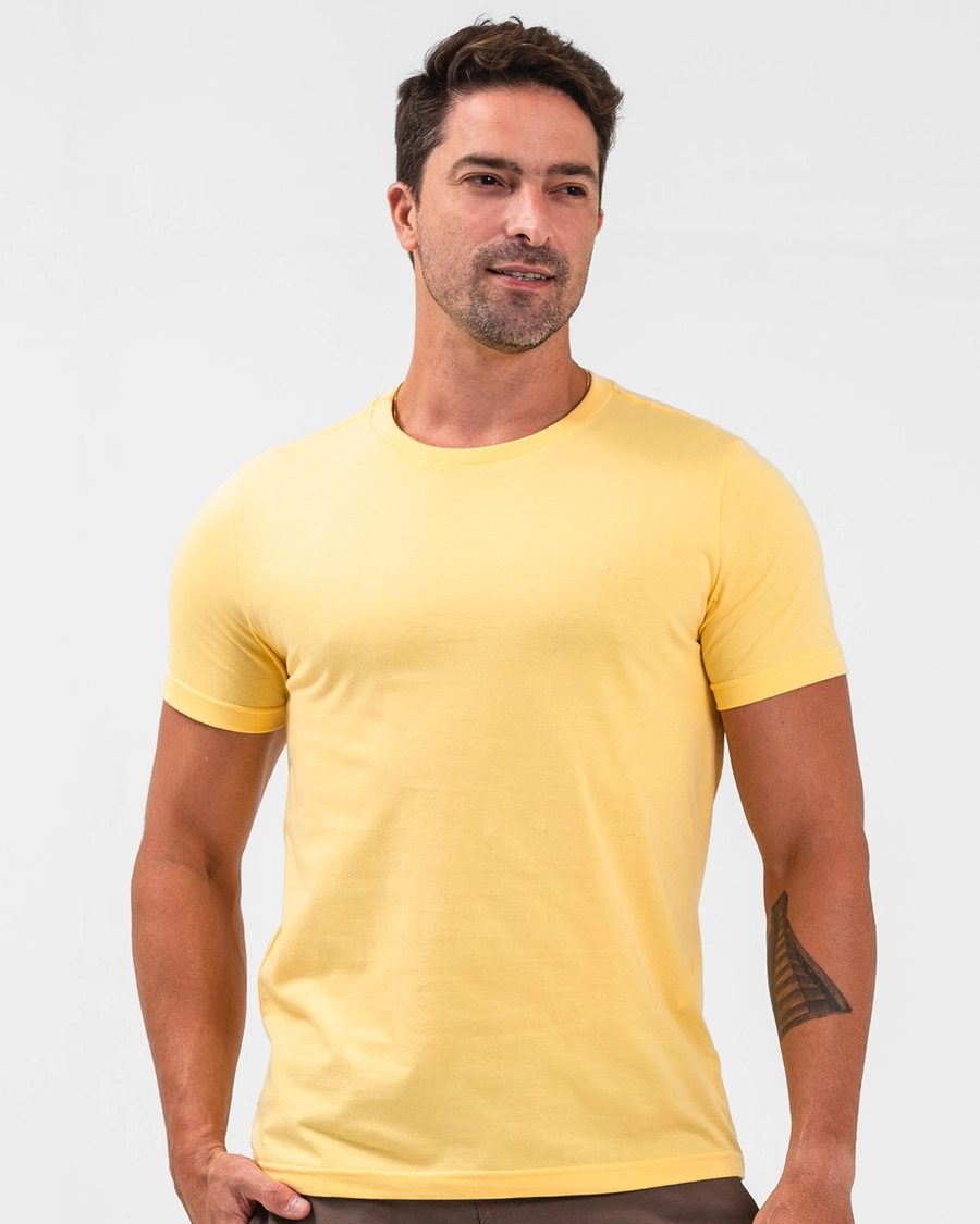 Camiseta Básica Amarelinho