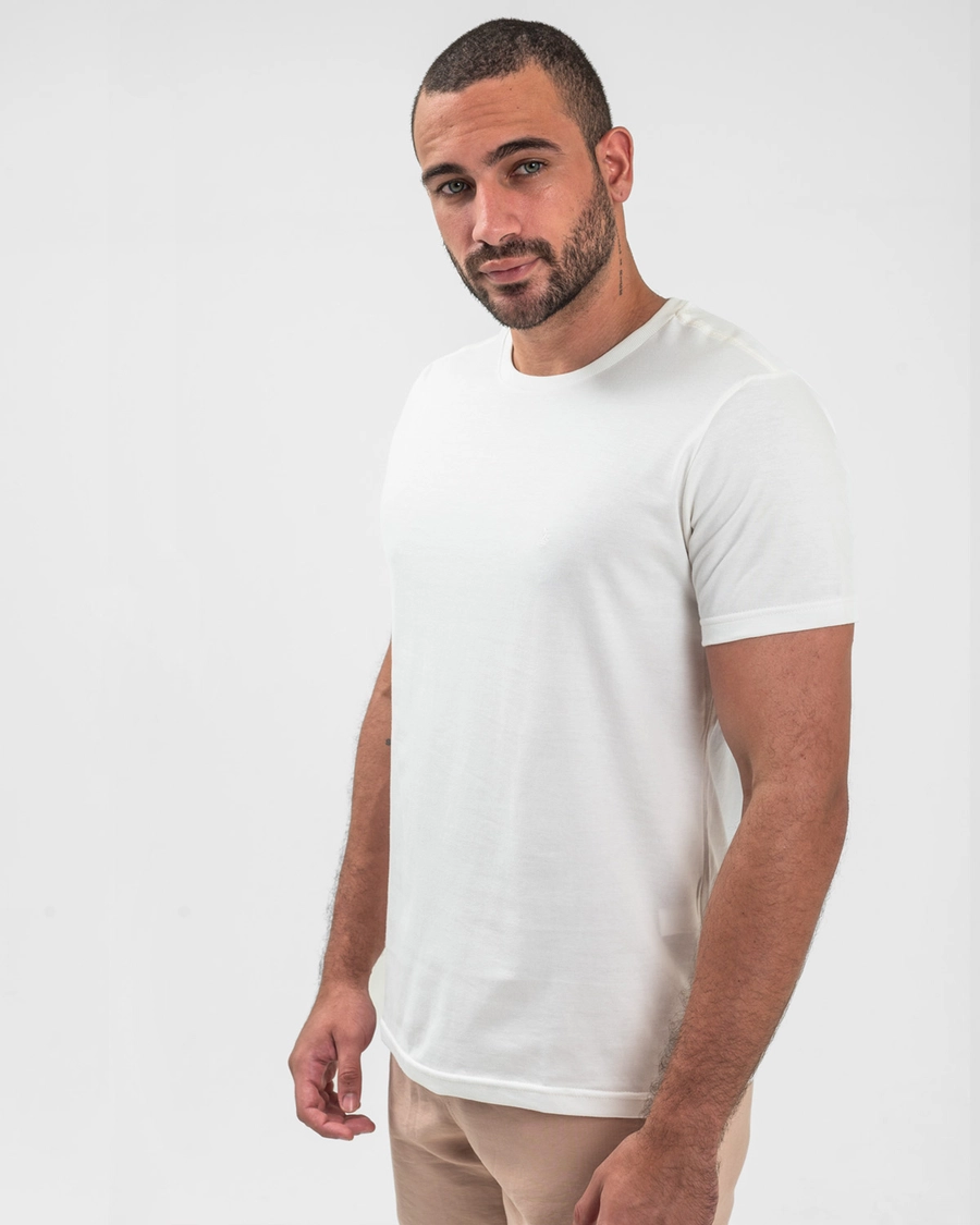 Camiseta Básica Off White