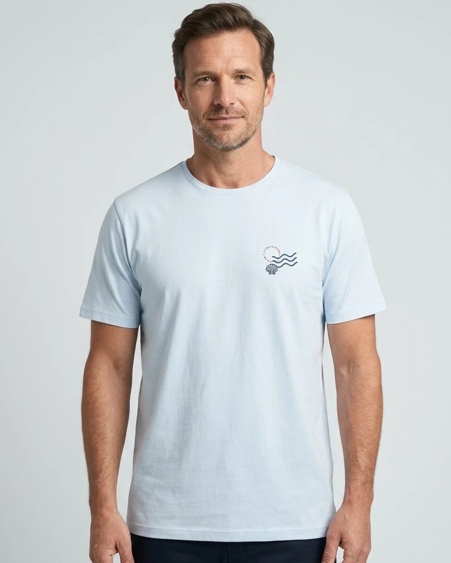Camiseta Estampa Sole Mare Branco