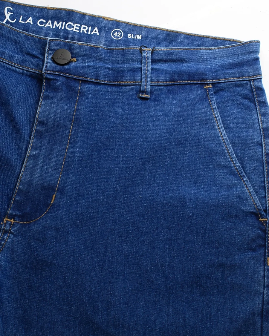 Calça Jeans Bolso Faca