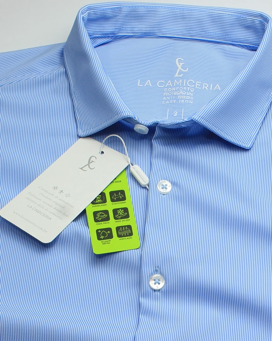 Camisa Manga Longa Tech Strice Slim Fit