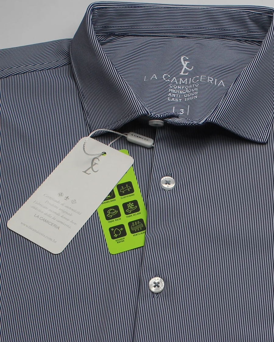 Camisa Manga Longa Tech Strice Slim Fit