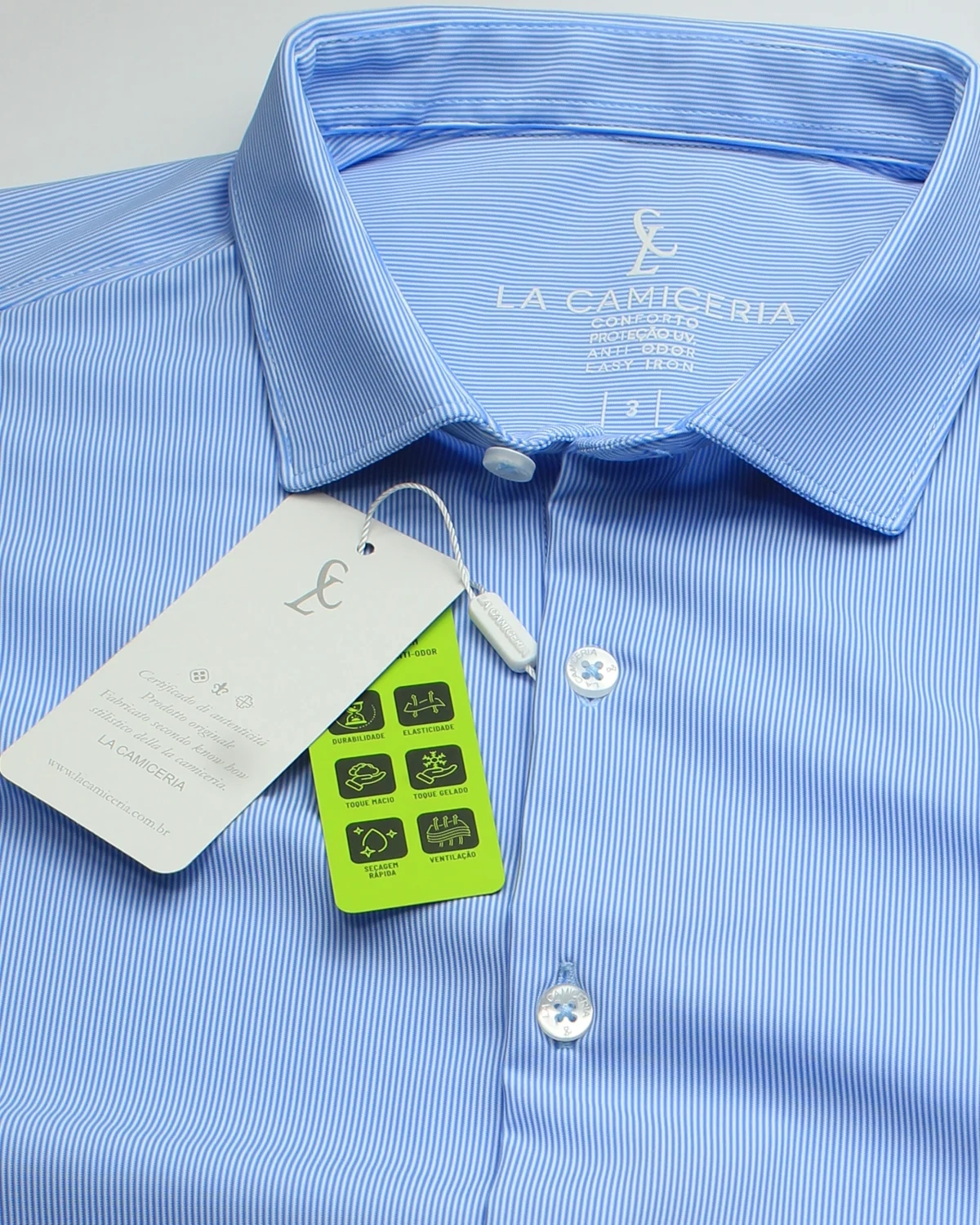 Camisa Manga Longa Tech Strice Slim Fit