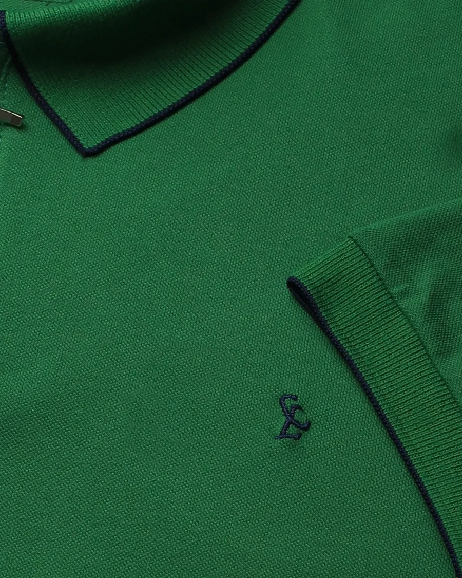 Polo Piquet Zipper