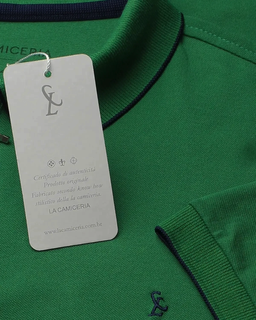 Polo Piquet Zipper