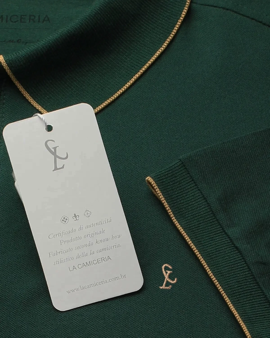 Polo Piquet Zipper