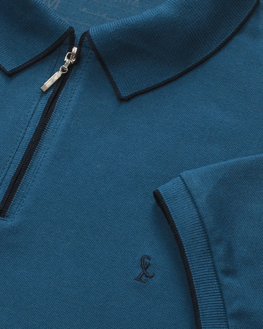 Polo Piquet Zipper