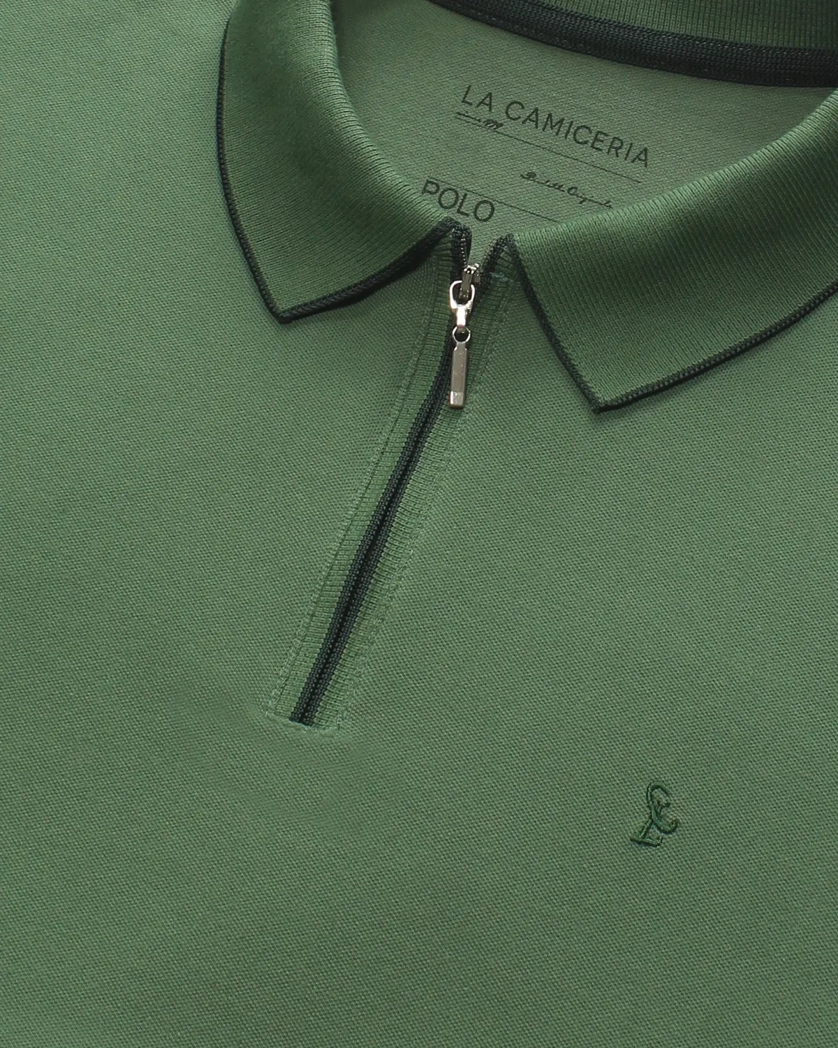 Polo Piquet Zipper