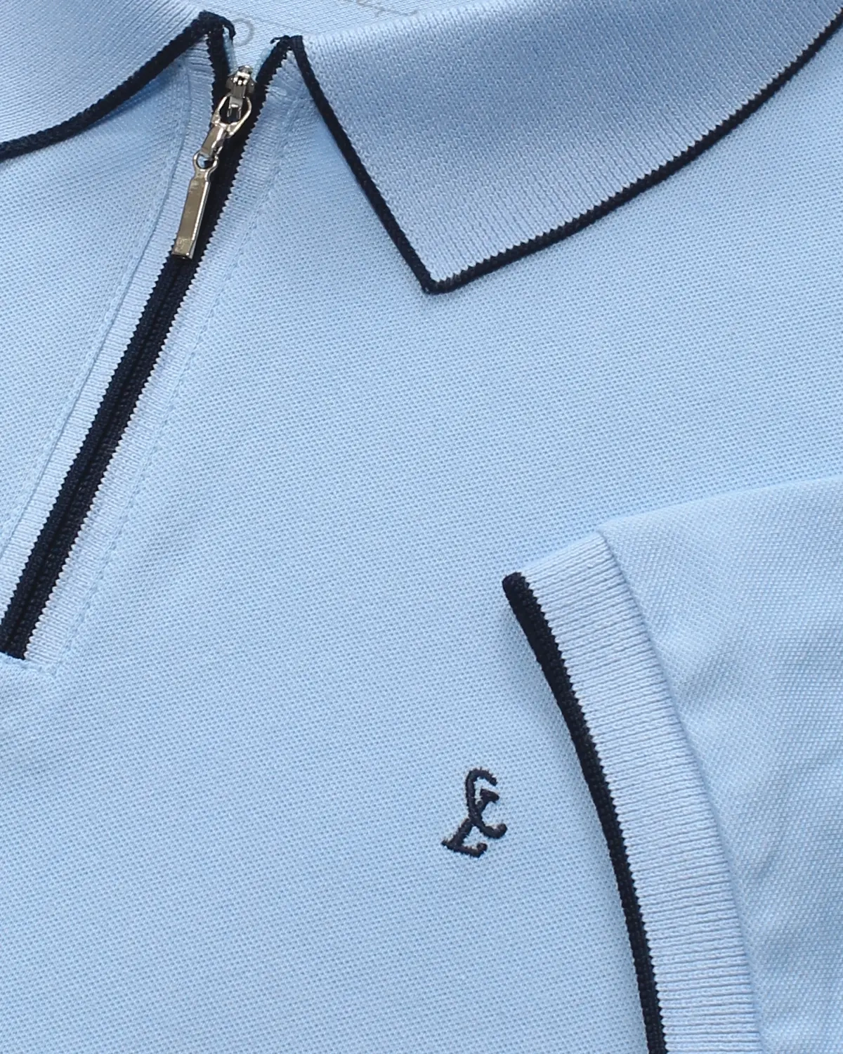 Polo Piquet Zipper