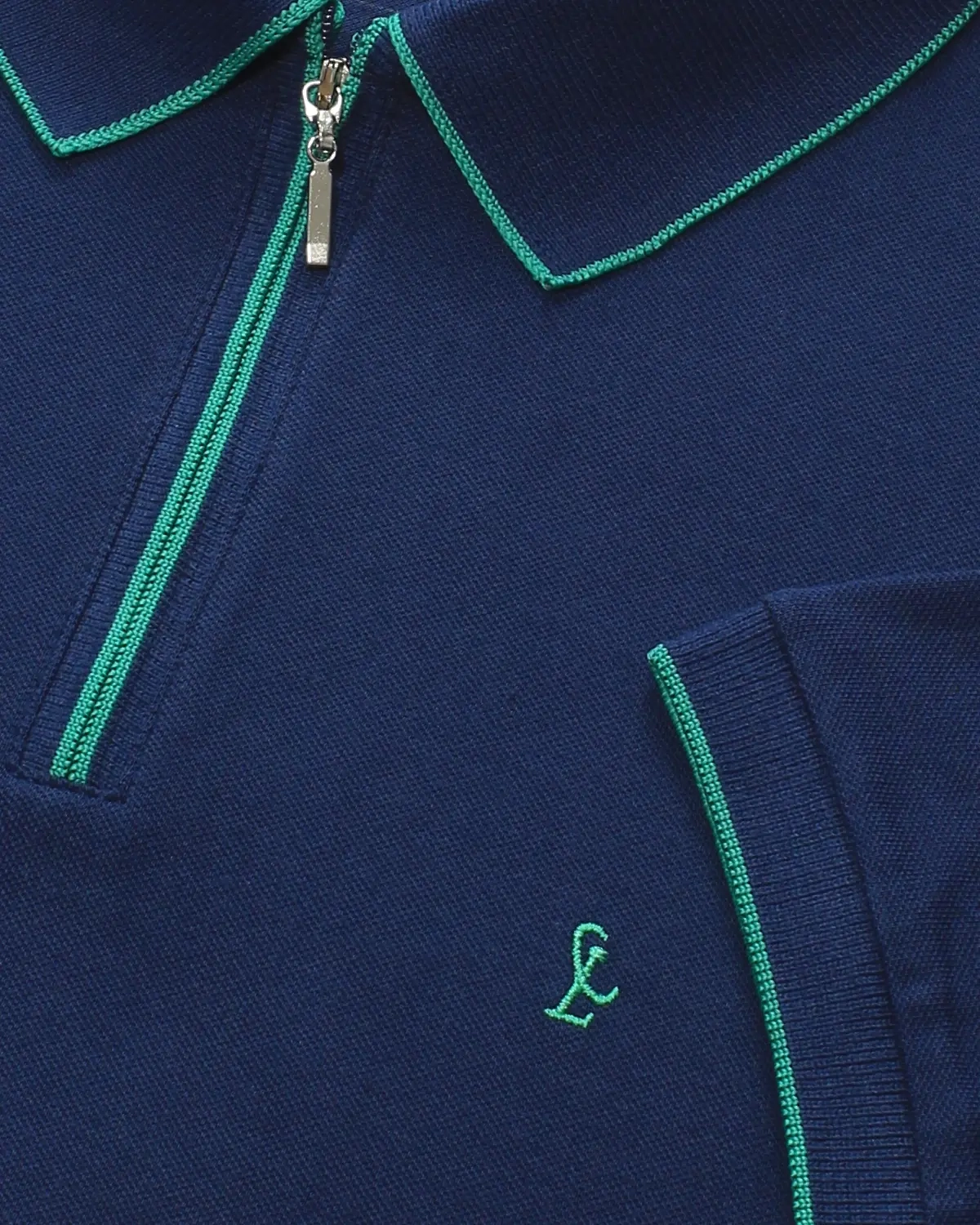 Polo Piquet Zipper