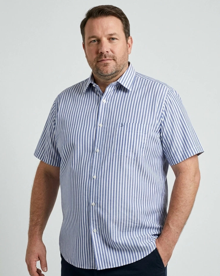 Camisa Manga Curta Listrada Plus