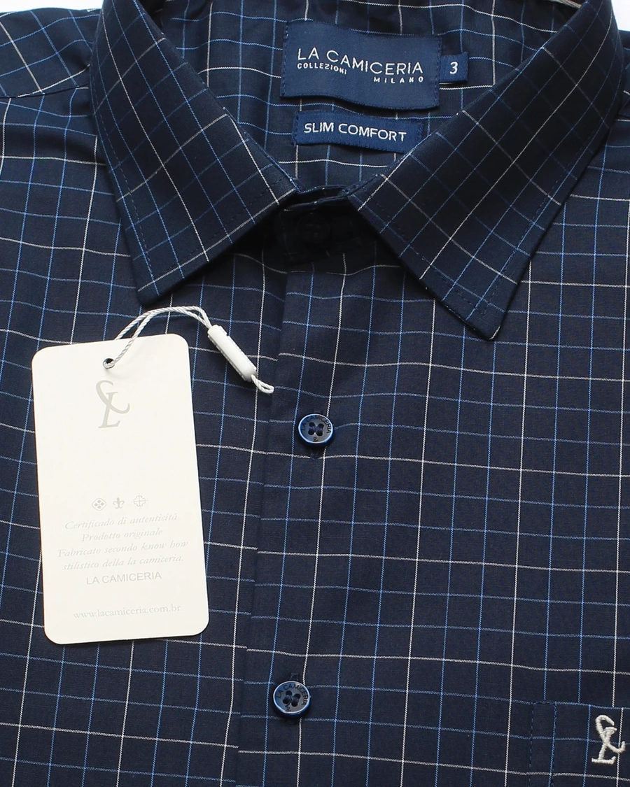 Camisa Manga Longa Quadri