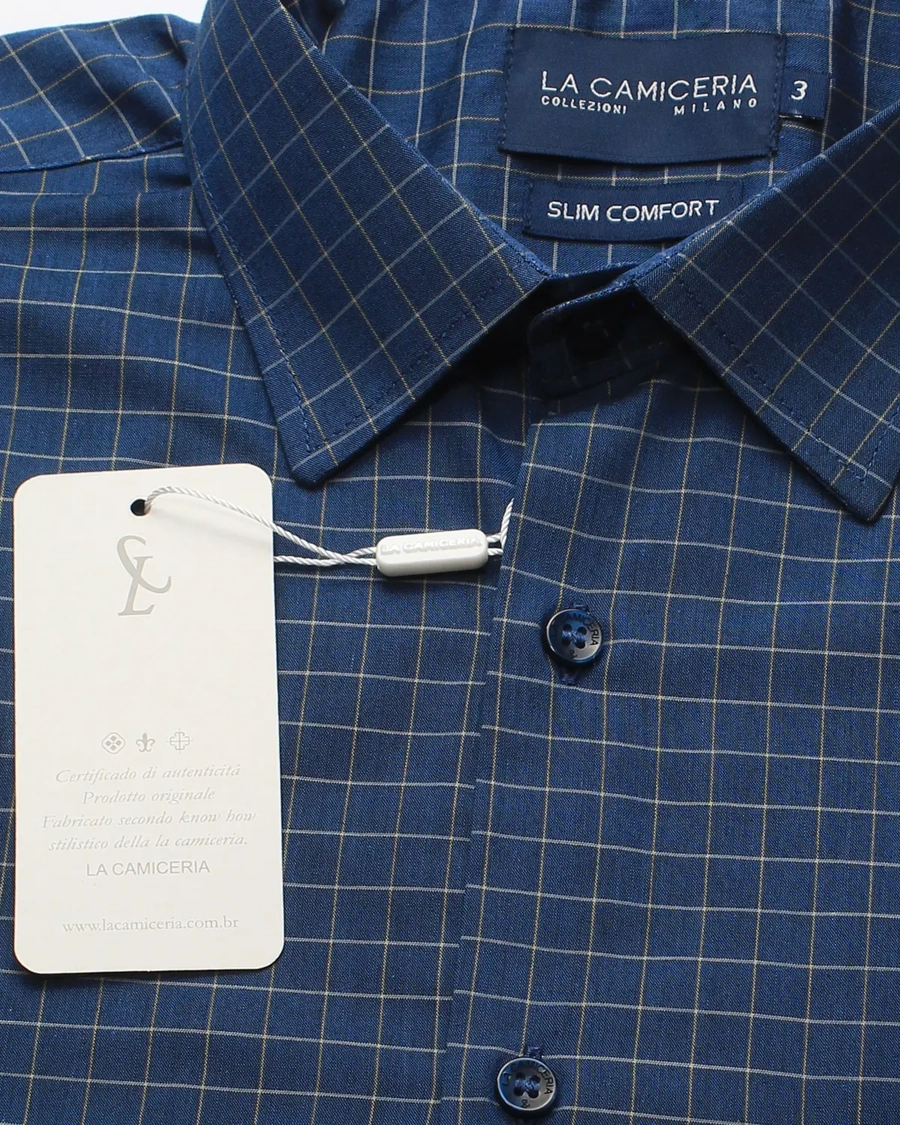 Camisa Manga Longa Quadri