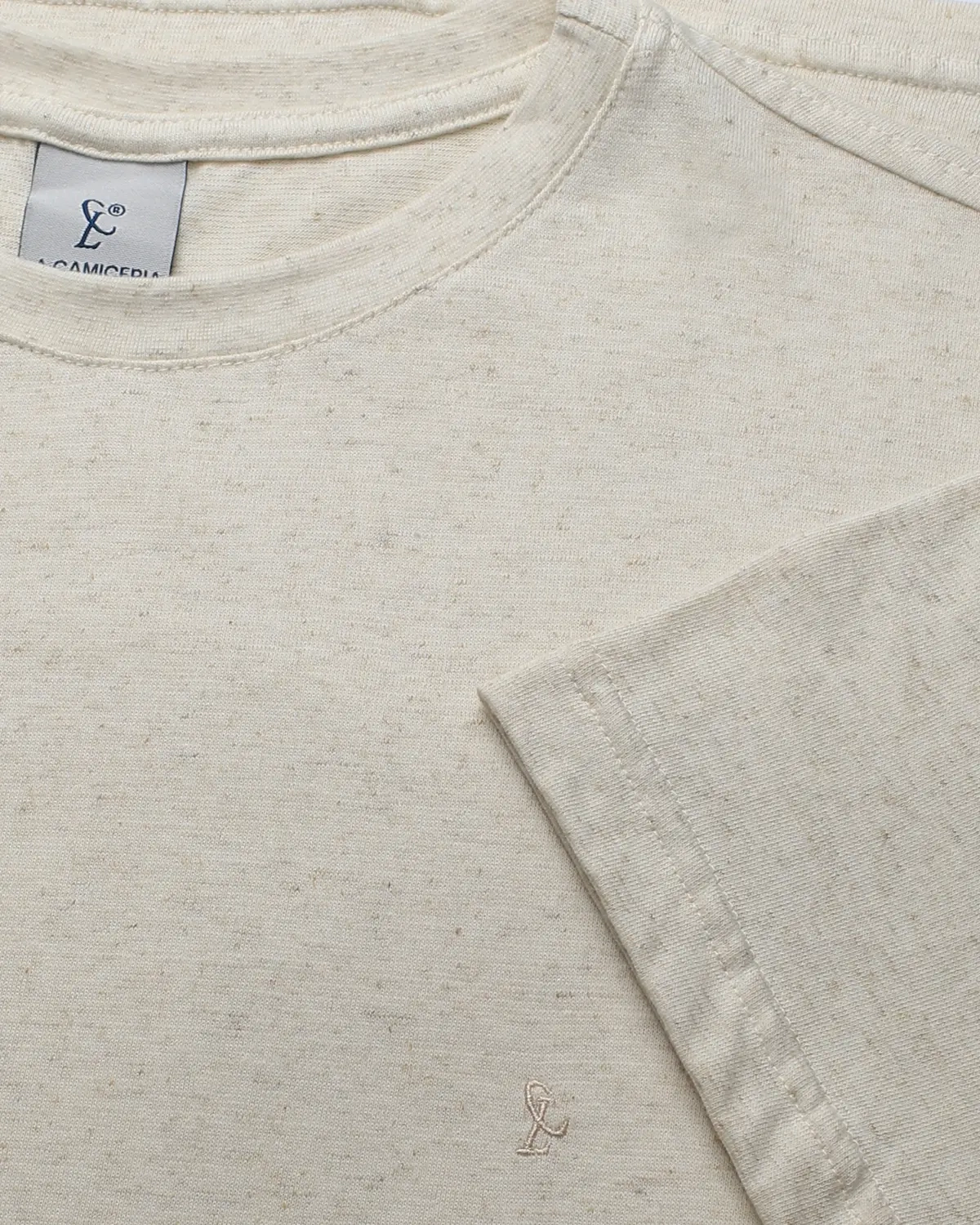 Camiseta Manga Curta Filo Lino