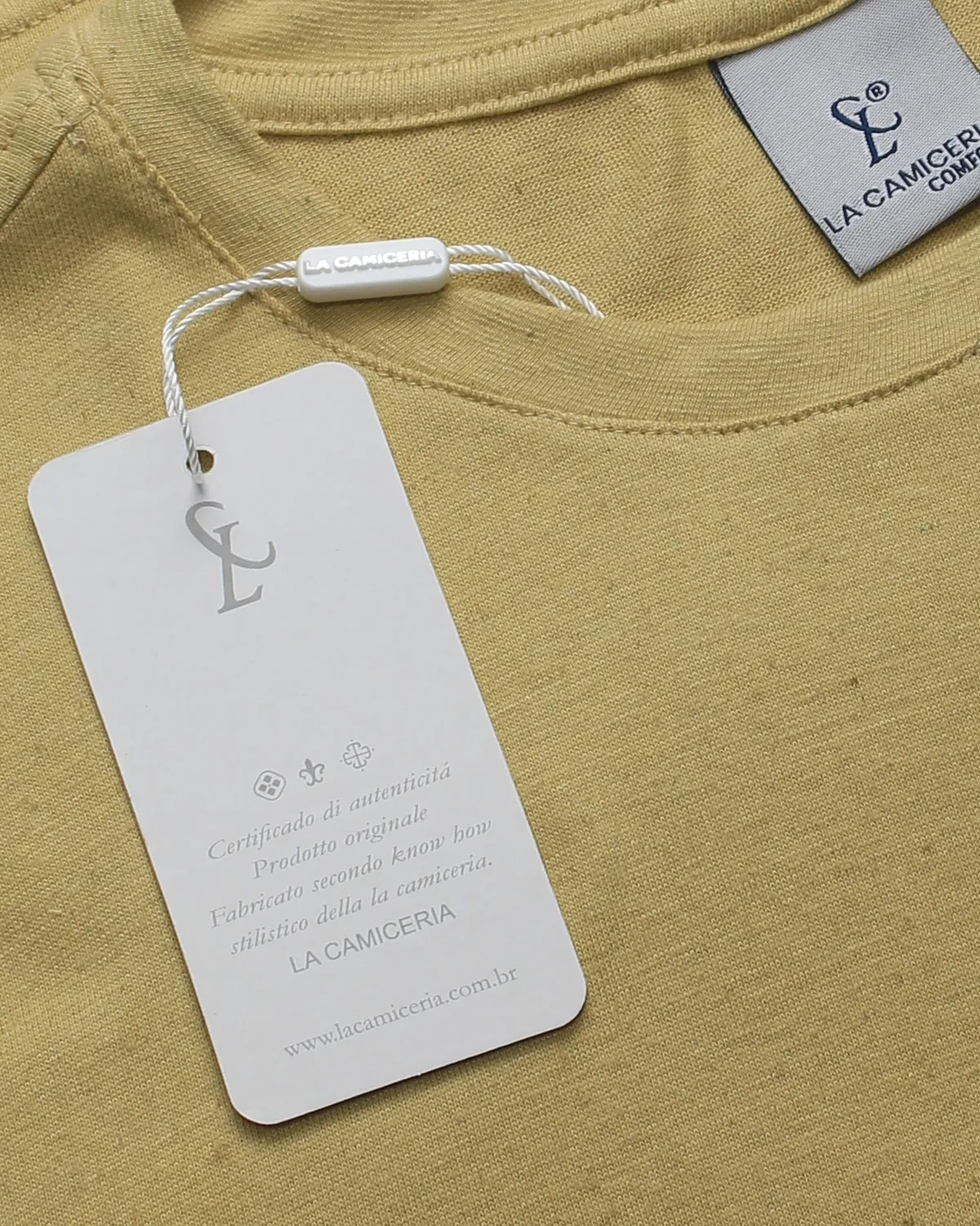 Camiseta Manga Curta Filo Lino