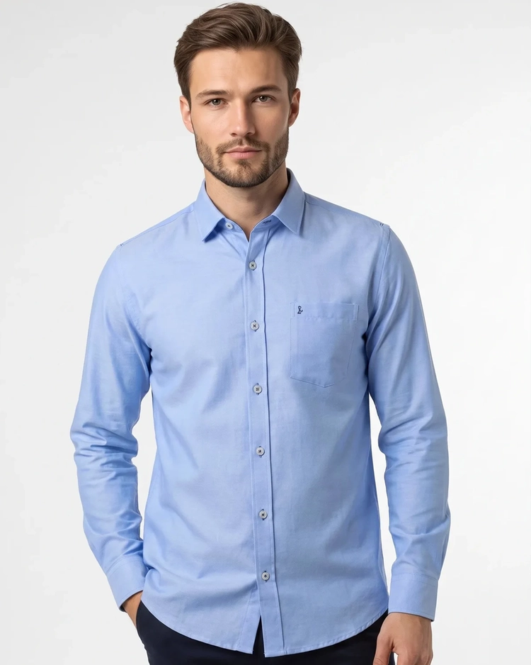 Camisa Manga Longa Oxfordine