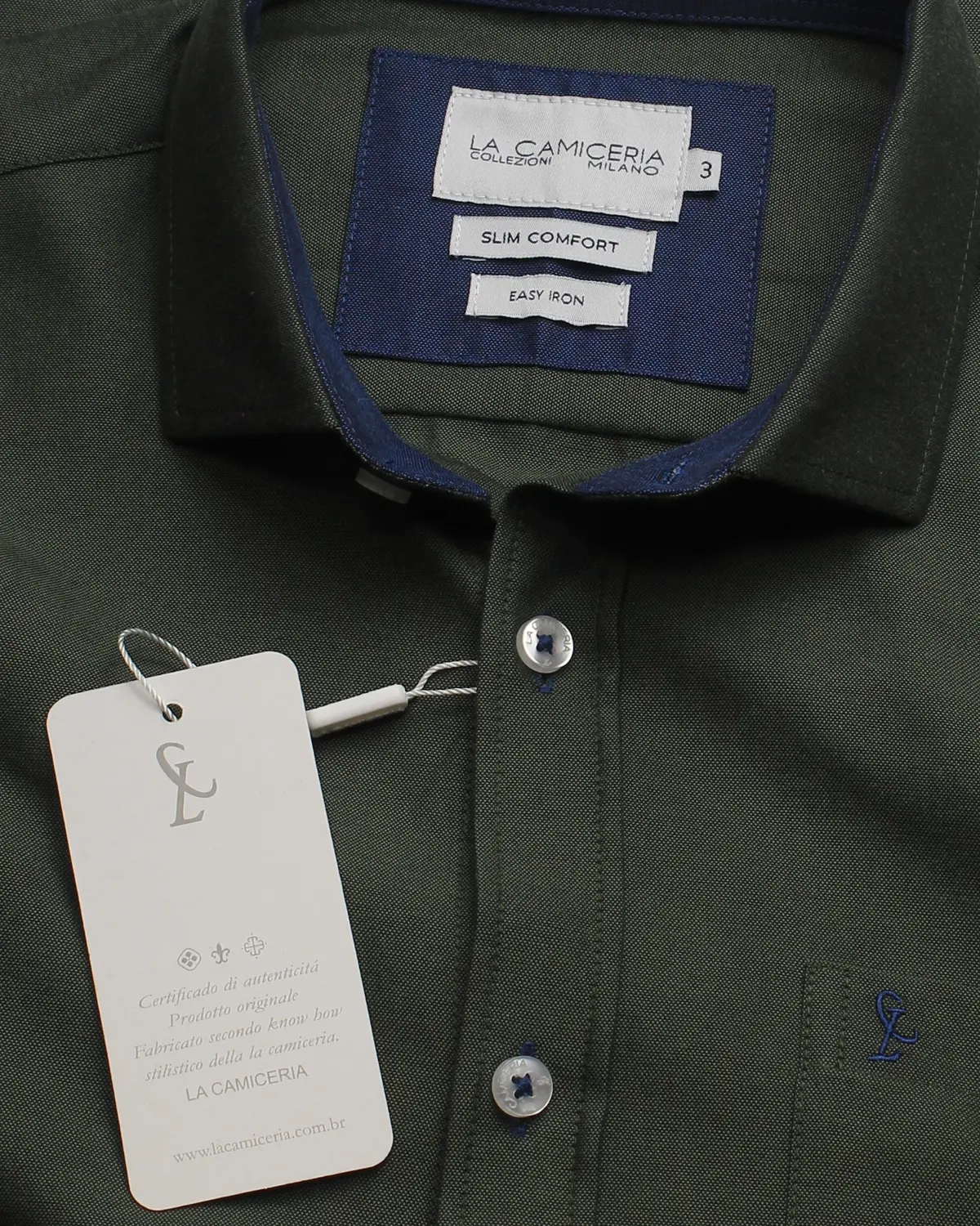 Camisa Manga Longa Oxfordine