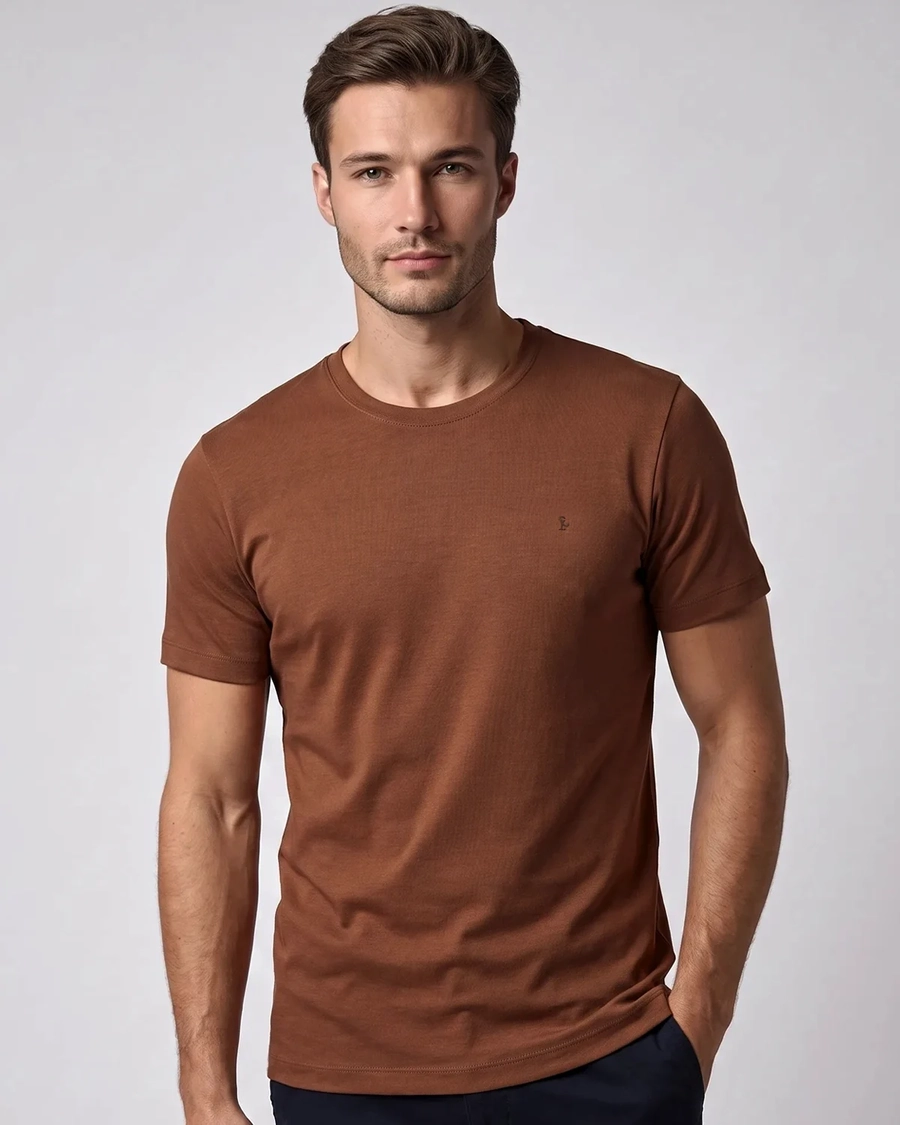 Camiseta Interloque Gold Chocolate
