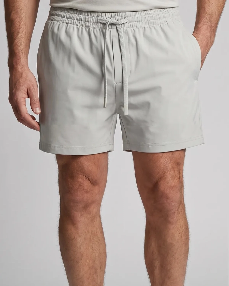 Short Azione Tech Cinza