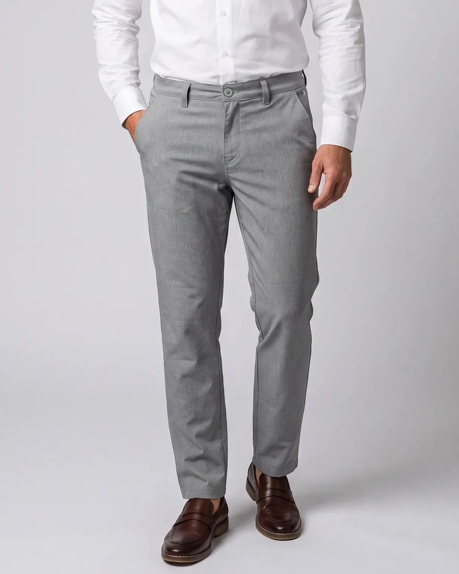 Calça Sarja Mescla Marinho