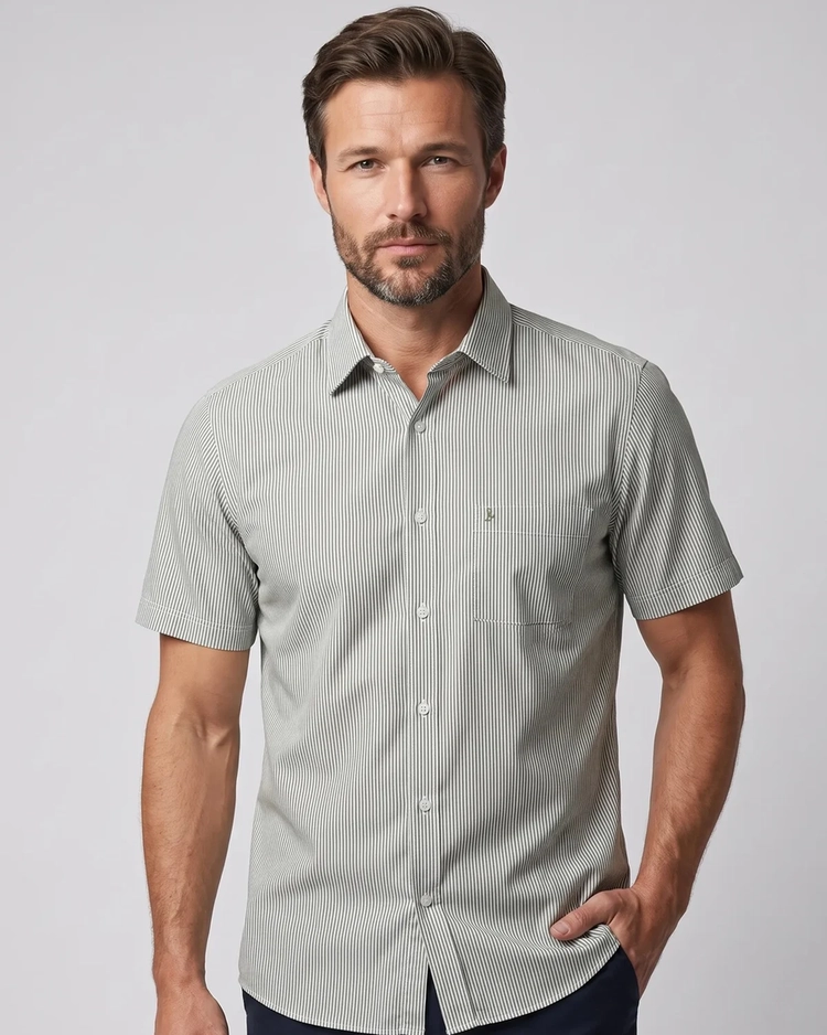Camisa Manga Curta Listra