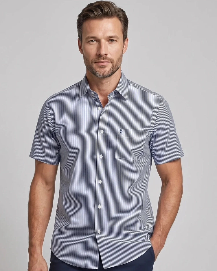 Camisa Manga Curta Listra