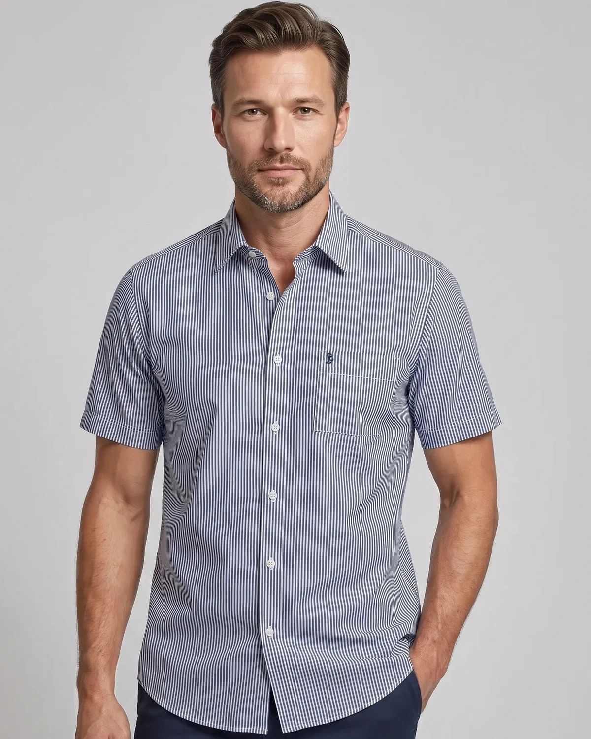 Camisa Manga Curta Listra