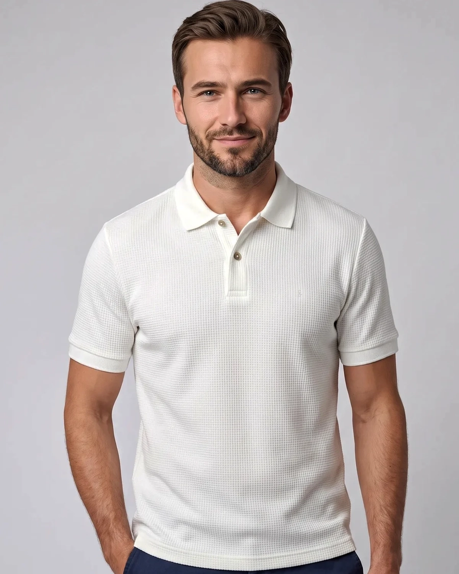 Polo Quilt Off White