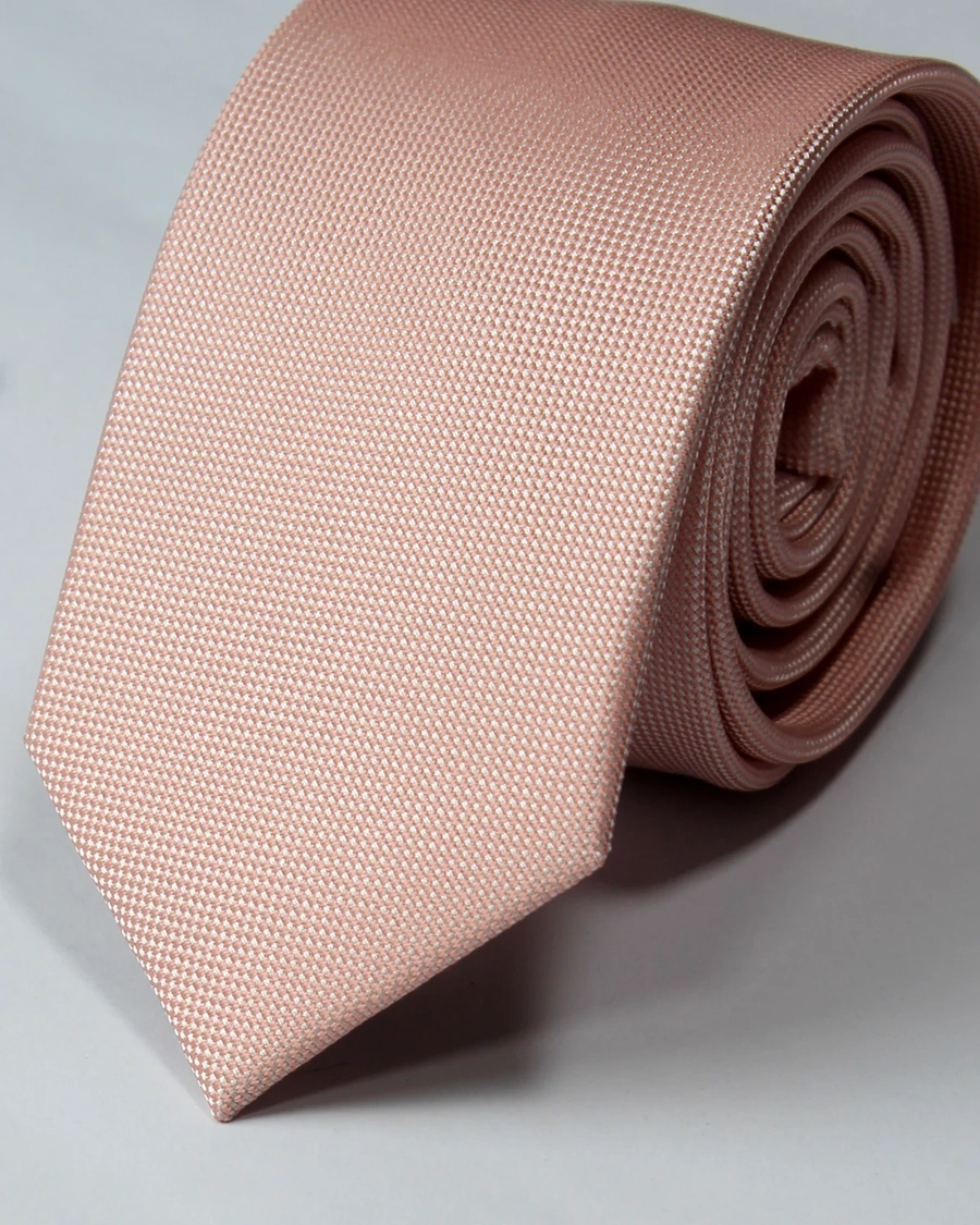 Gravata Jacquard Rosa